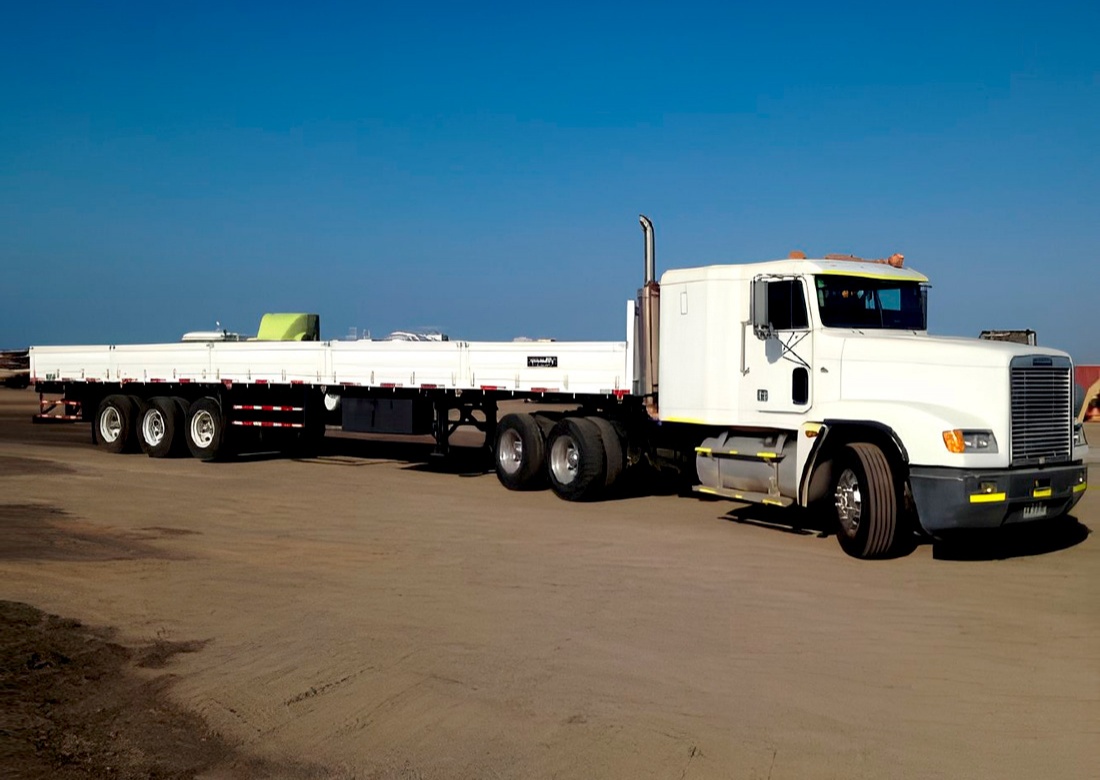 Transporte de Carga en Rampla Plana
